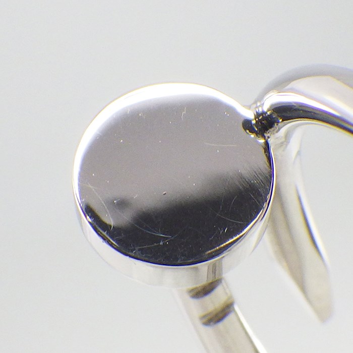 カルティエ Cartier リング ジュスト アン クル SM B4226054 釘モチーフ K18WG 14号 / #54 【中古】