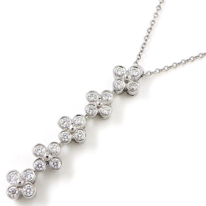 ティファニー Tiffany & Co. ネックレス レース ドロップ 5モチーフ 