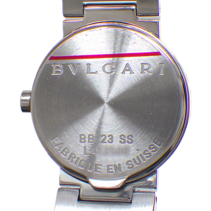 ブルガリ BVLGARI 腕時計 ブルガリブルガリ BB23SS 12ポイント ダイヤインデックス ホワイトギョーシェ文字盤 SS クオーツアナログ 【中古】
