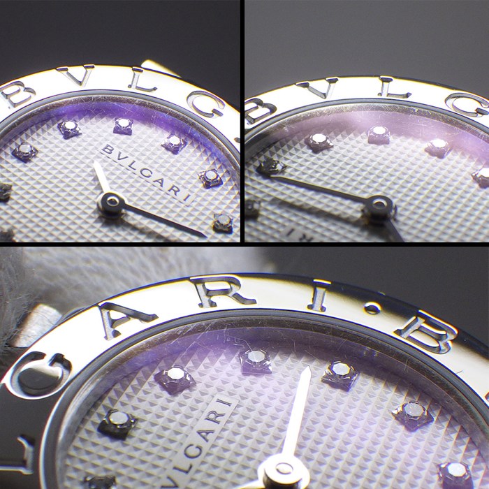 ブルガリ BVLGARI 腕時計 ブルガリブルガリ BB23SS 12ポイント ダイヤインデックス ホワイトギョーシェ文字盤 SS クオーツアナログ 【中古】