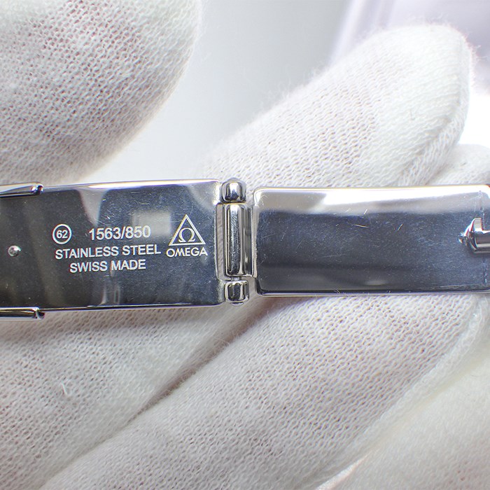 オメガ OMEGA 腕時計 スピードマスター デイデイト 3523.50 日本限定モデル トリプルカレンダー クロノグラフ タキメーター スモールセコンド GMT ブラック文字盤 SS 自動巻き 【中古】