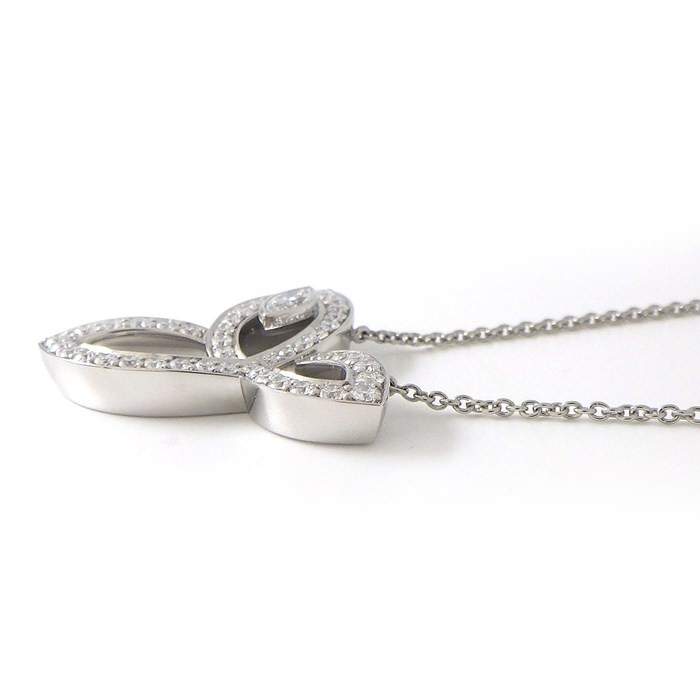 ハリーウィンストン HARRY WINSTON ネックレス リリークラスター PEDPMQRFLC 1ポイント マーキスカット ダイヤモンド 45ポイント ラウンドカット ダイヤモンド 計0.68ct PT950 【中古】