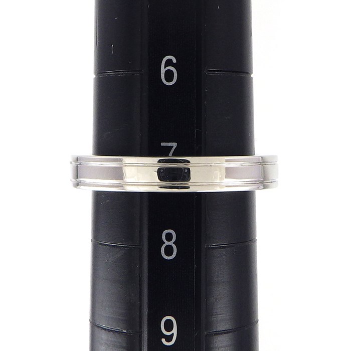 ハリーウィンストン HARRY WINSTON リング トラフィック アクセント バンド WBDPACRFTRF 1ポイント バゲットカット ダイヤモンド 7ポイント ラウンドカット ダイヤモンド 計0.22ct PT950 7号 【中古】