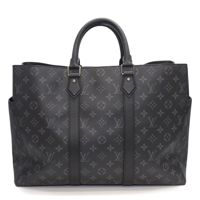 ルイ・ヴィトン LOUIS VUITTON トートバッグ/ビジネスバッグ サックプラ 24H M46451 モノグラム・エクリプス レザー シルバー金具 【中古】