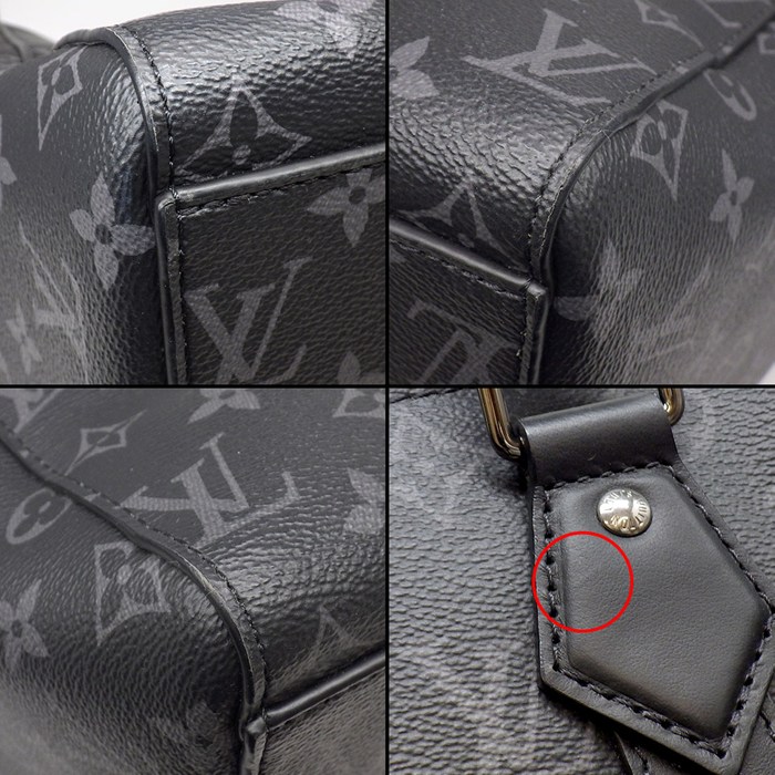 ルイ・ヴィトン LOUIS VUITTON トートバッグ/ビジネスバッグ サックプラ 24H M46451 モノグラム・エクリプス レザー シルバー金具 【中古】