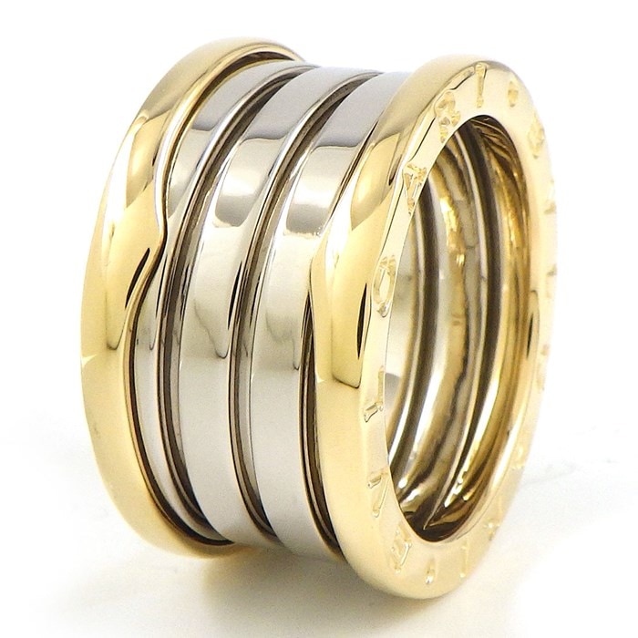 ブルガリ BVLGARI リング B-zero1 ビーゼロワン 4バンド 銀座限定 バイ  