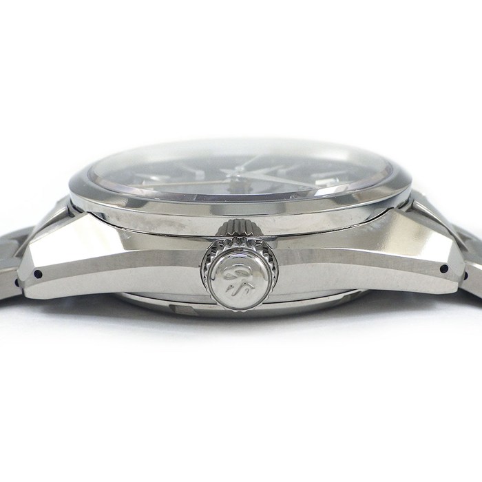 グランドセイコー Grand Seiko 腕時計 メカニカルハイビート SBGJ213/9S86-0OA0 マスターショップ限定 ブラック文字盤 デイト 裏スケ GMT SS 自動巻き 【中古】