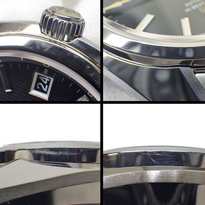 グランドセイコー Grand Seiko 腕時計 メカニカルハイビート SBGJ213/9S86-0OA0 マスターショップ限定 ブラック文字盤 デイト 裏スケ GMT SS 自動巻き 【中古】