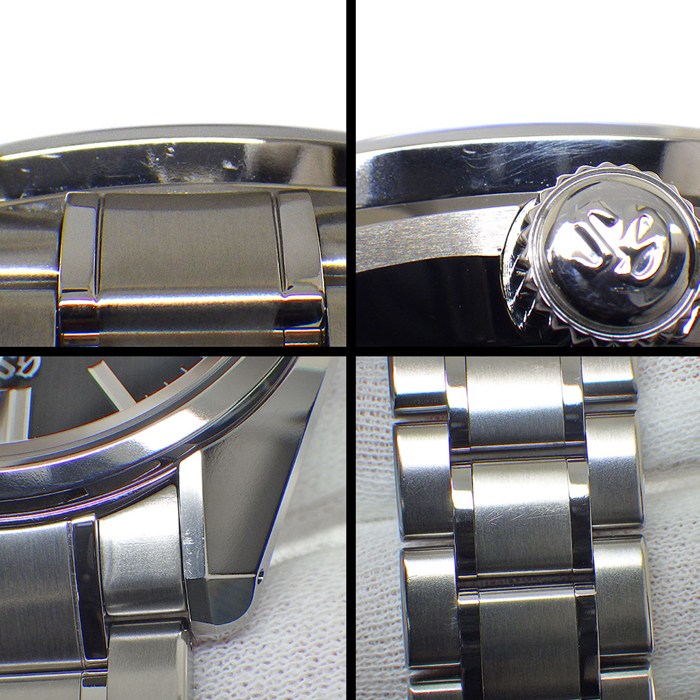 グランドセイコー Grand Seiko 腕時計 メカニカルハイビート SBGJ213/9S86-0OA0 マスターショップ限定 ブラック文字盤 デイト 裏スケ GMT SS 自動巻き 【中古】