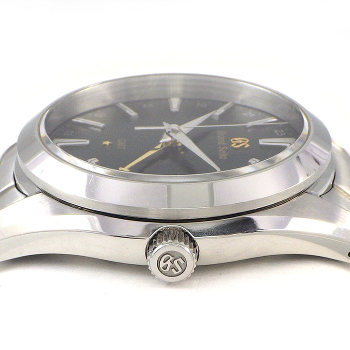 グランドセイコー Grand Seiko 腕時計 キャリバー9F生誕25TH記念 SBGN007/9F86-0AC0 世界1200本限定モデル デイト GMT グリーン文字盤 SS クオーツアナログ 【中古】