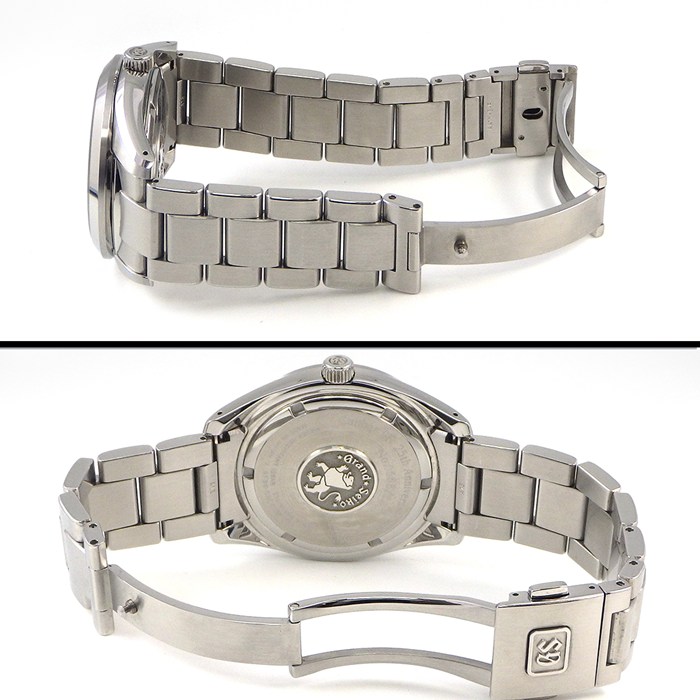 グランドセイコー Grand Seiko 腕時計 キャリバー9F生誕25TH記念 SBGN007/9F86-0AC0 世界1200本限定モデル デイト GMT グリーン文字盤 SS クオーツアナログ 【中古】