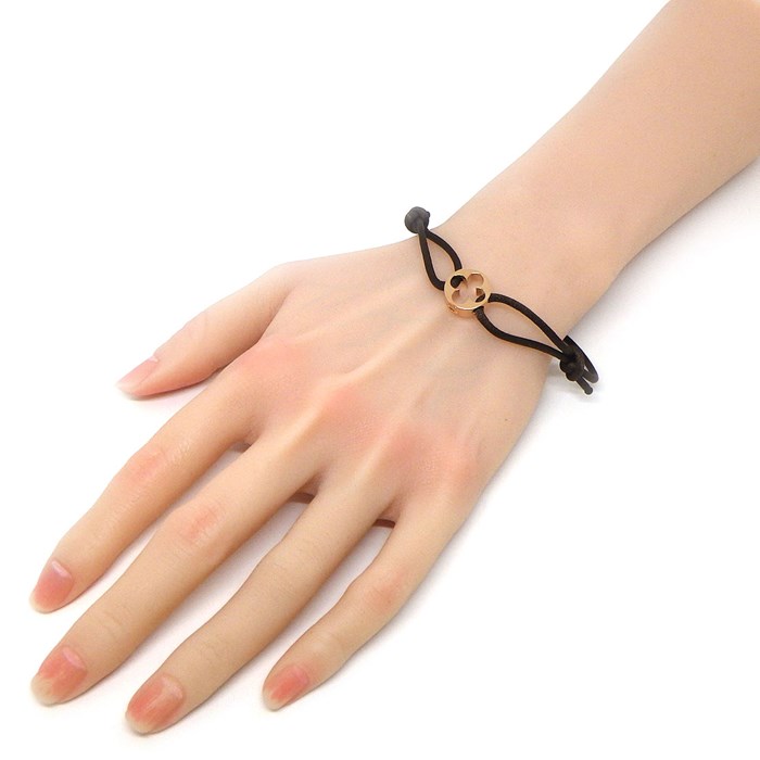 ルイ・ヴィトン LOUIS VUITTON ブレスレット ブラスレ リヤン アンプラント モノグラム フラワー K18PG 【中古】