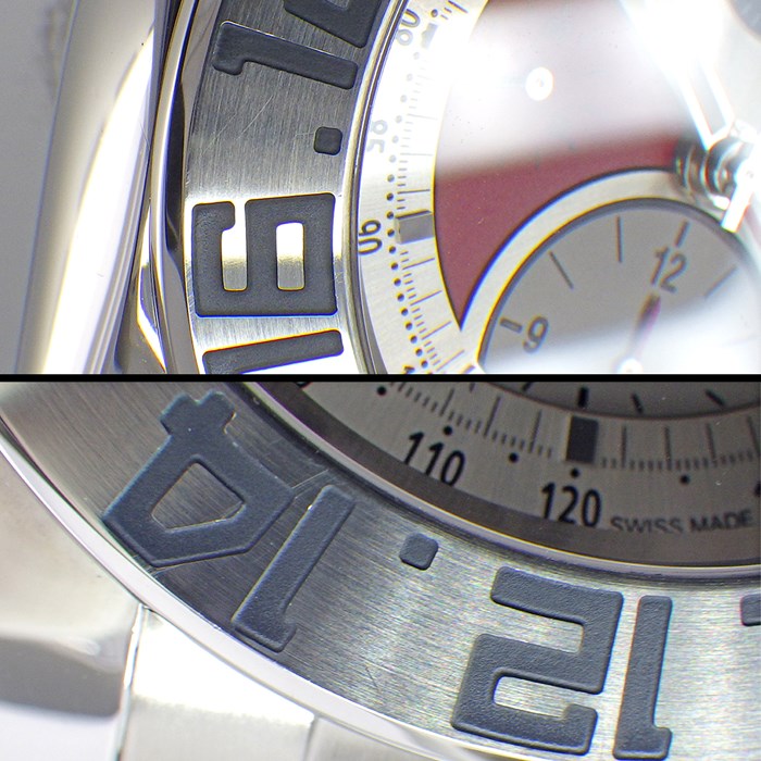 チューダー(チュードル) TUDOR 腕時計 アイコノート 20400 クロノグラフ GMT デイト タキメーター スモールセコンド サンレイ シルバー文字盤 SS 自動巻き 【中古】