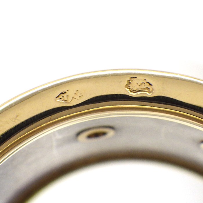 カルティエ Cartier リング マハンゴ パンサーモチーフ K18YG K18WG 9号 / #50 【中古】