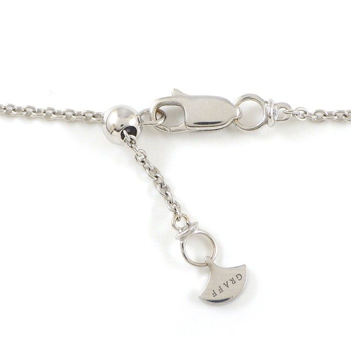 グラフ Graff GRAFF ネックレス スパイラル パヴェ RGP599 ラウンド サークル ダイヤモンド 計0.65ct K18WG 【箱・保付き】 【中古】