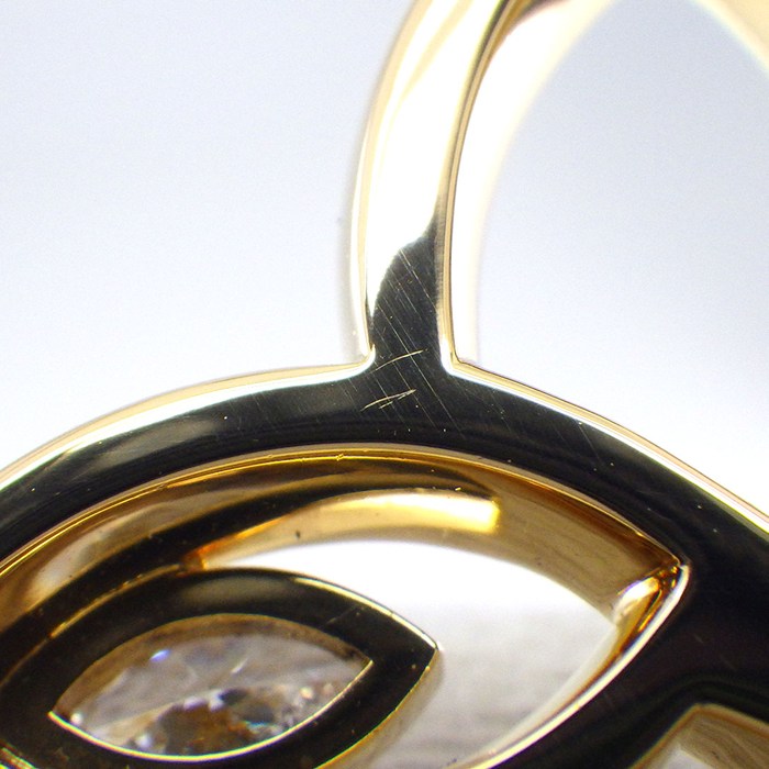 ハリーウィンストン HARRY WINSTON ネックレス リリークラスター PEDYMQRFLC 1ポイント マーキスカット ダイヤモンド 45ポイント ラウンドブリリアントカット ダイヤモンド 計0.68ct K18YG 【中古】