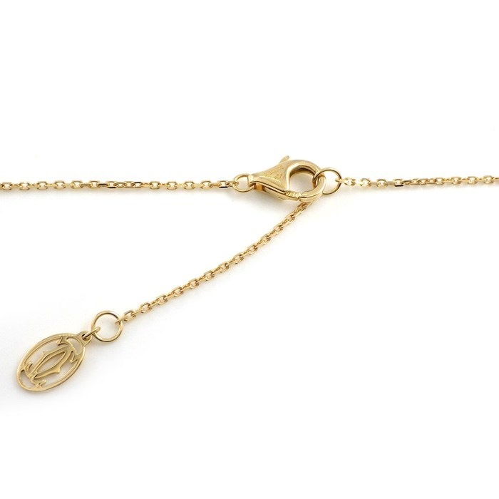 カルティエ Cartier ネックレス ダムール XS ディアマン レジェ B7224517 1ポイント ダイヤモンド 0.04ct K18YG 【箱・保付き】 【中古】