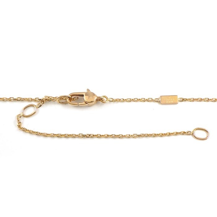 グッチ GUCCI ネックレス セパレートクロス K18PG 【中古】