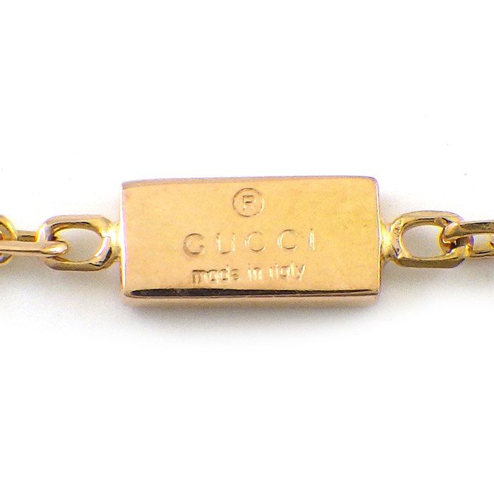 グッチ GUCCI ネックレス セパレートクロス K18PG 【中古】