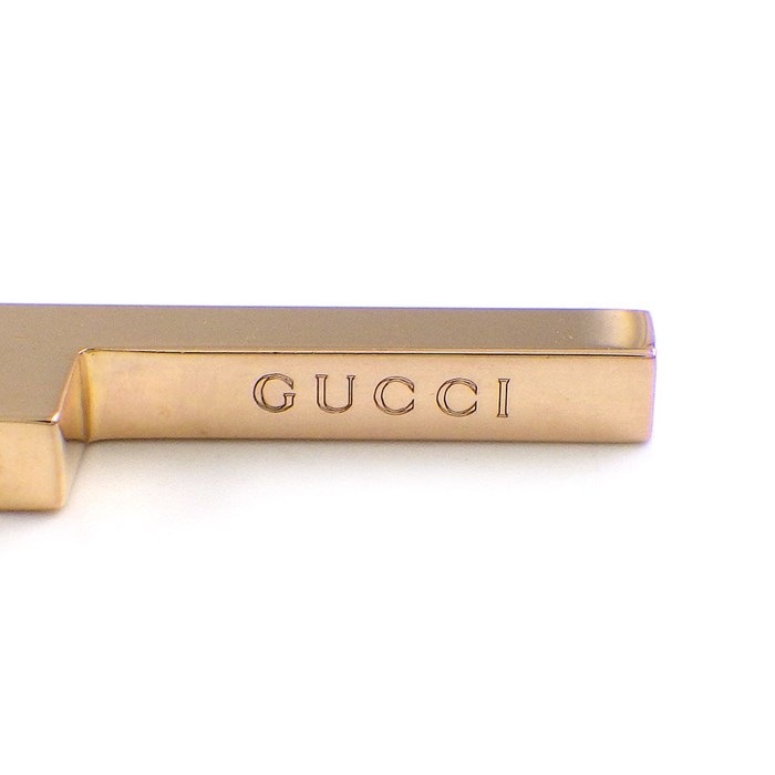グッチ GUCCI ネックレス セパレートクロス K18PG 【中古】