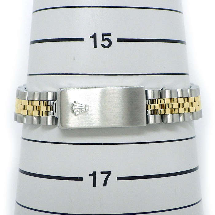 ロレックス Rolex 腕時計 デイトジャスト 79173G Y番 2002年 10ポイント ダイヤインデックス サンレイ シャンパンゴールド文字盤 デイト K18YG SS 自動巻き 【OH済み】 【中古】 