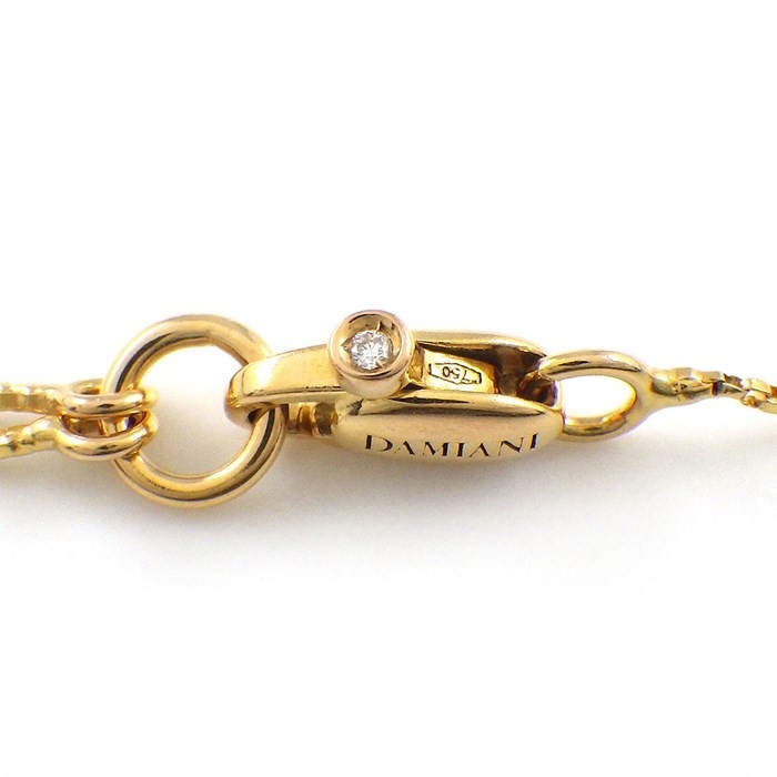 ダミアーニ DAMIANI ネックレス ベルエポック S 20053692 クロス パヴェ ダイヤモンド 計0.61ct K18PG 【中古】