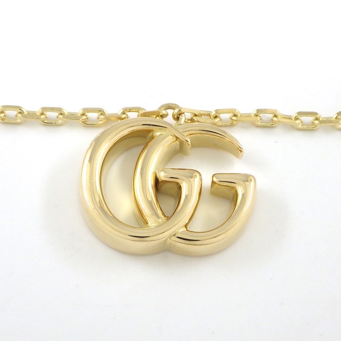 グッチ GUCCI ブレスレット GG ランニング ロゴ K18YG 【中古】