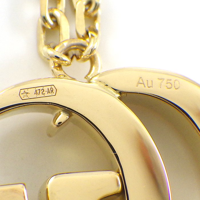 グッチ GUCCI ブレスレット GG ランニング ロゴ K18YG 【中古】