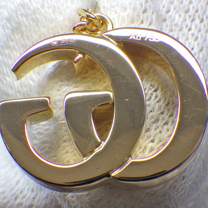 グッチ GUCCI ブレスレット GG ランニング ロゴ K18YG 【中古】