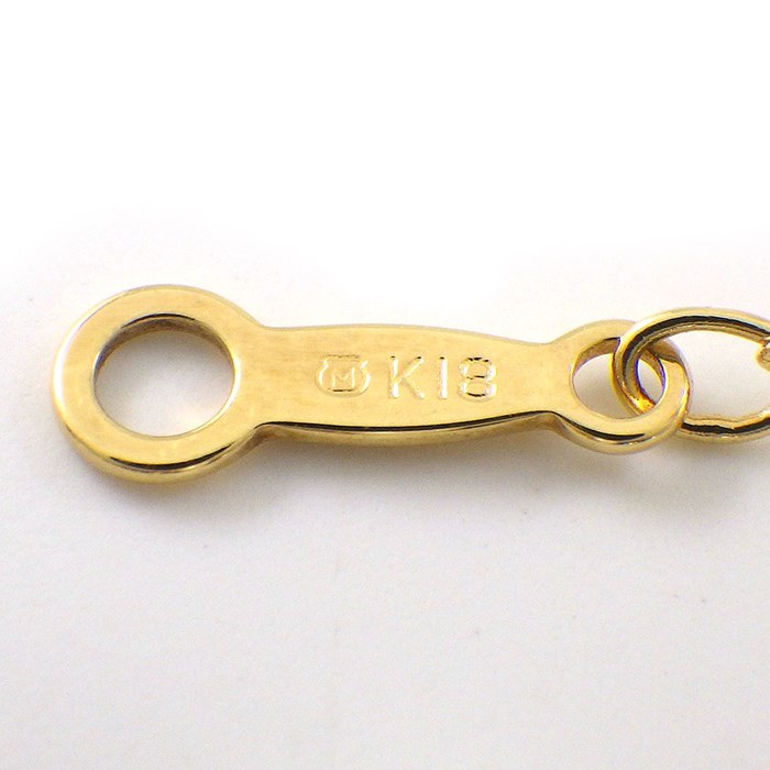 ミキモト MIKIMOTO ネックレス 2モチーフ リーフ パール 5.3mm珠 ダイヤモンド K18YG K18WG 【中古】