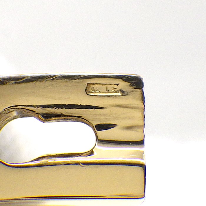 カルティエ Cartier バングル アニバーサリー 1ポイント ダイヤモンド K18YG / #16 【中古】