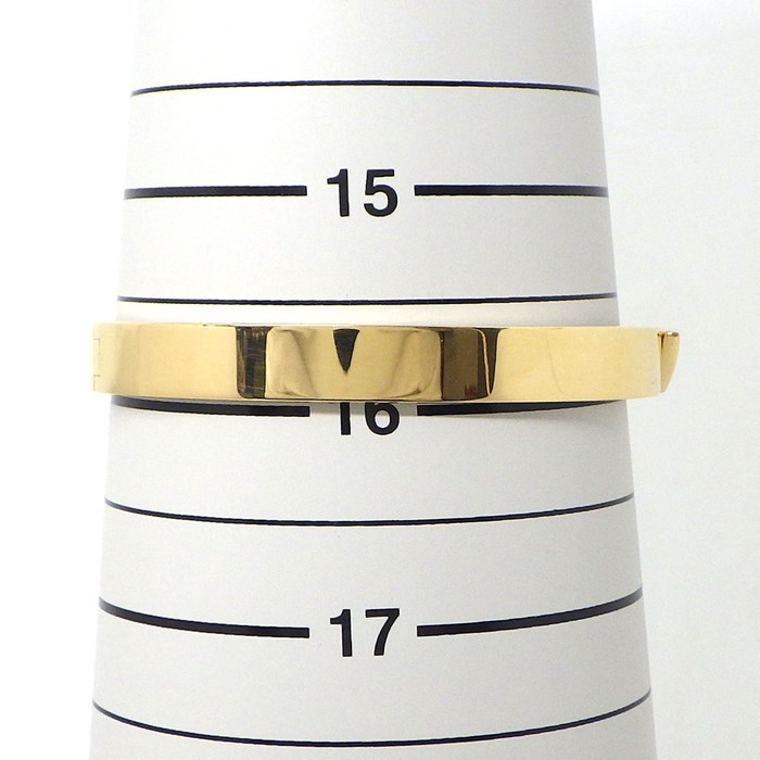 カルティエ Cartier バングル アニバーサリー 1ポイント ダイヤモンド K18YG / #16 【中古】