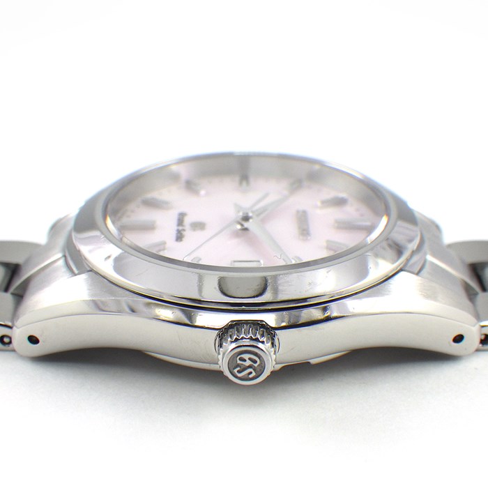 グランドセイコー Grand Seiko 腕時計 STGF067/4J52-0AB0 デイト ピンクシェル文字盤 SS クオーツアナログ 【箱・保付き】 【中古】