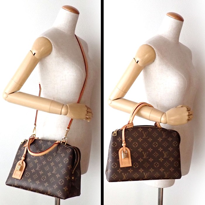 ルイ・ヴィトン Louis Vuitton ハンドバッグ ショルダーバッグ プティ パレ PM M45900 ブラウン モノグラム キャンバス 【中古】