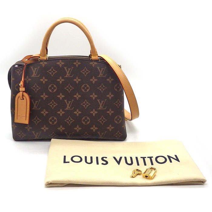 ルイ・ヴィトン Louis Vuitton ハンドバッグ ショルダーバッグ プティ パレ PM M45900 ブラウン モノグラム キャンバス 【中古】