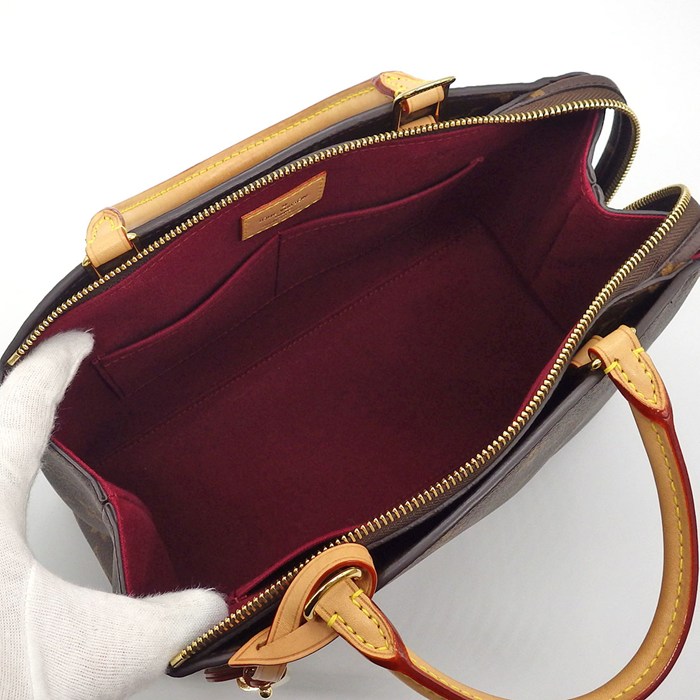 ルイ・ヴィトン Louis Vuitton ハンドバッグ ショルダーバッグ プティ パレ PM M45900 ブラウン モノグラム キャンバス 【中古】