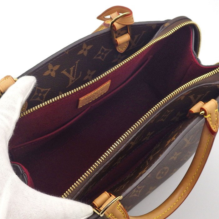 ルイ・ヴィトン Louis Vuitton ハンドバッグ ショルダーバッグ プティ パレ PM M45900 ブラウン モノグラム キャンバス 【中古】