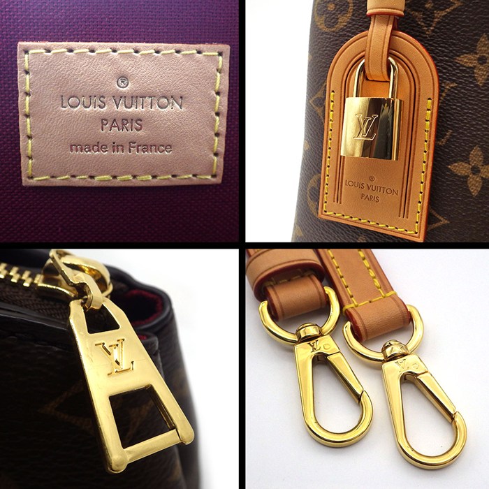 ルイ・ヴィトン Louis Vuitton ハンドバッグ ショルダーバッグ プティ パレ PM M45900 ブラウン モノグラム キャンバス 【中古】