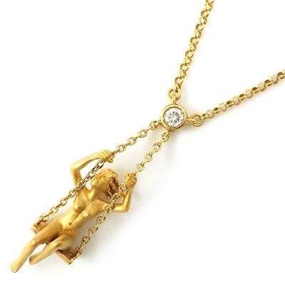 CARRERA Y CARRERA カレライカレラK18 WG女神ネックレス