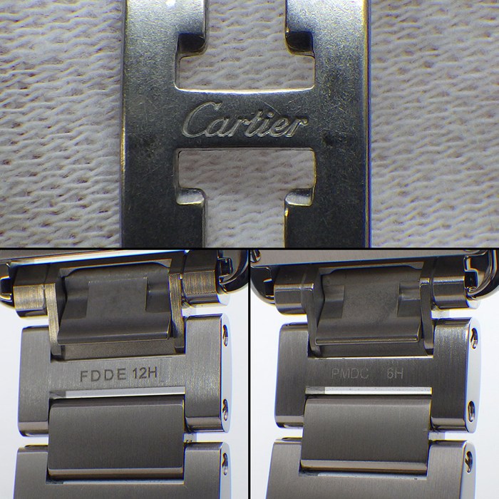 カルティエ Cartier 腕時計 タンク マスト SM WSTA0051 レクタンギュラー シルバー文字盤 SS クオーツアナログ 【箱・保付き】 【中古】