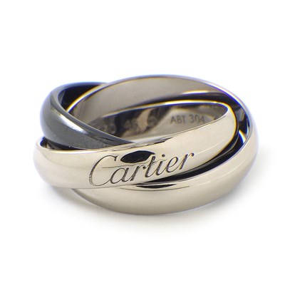 カルティエ Cartier リング トリニティ クラシック MM B4234146 K18WG 