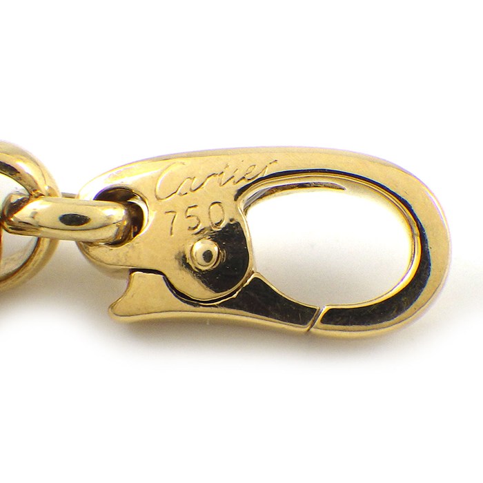カルティエ Cartier チャーム ペンダントトップ トリニティ スリーカラー K18PG K18WG K18YG 【中古】