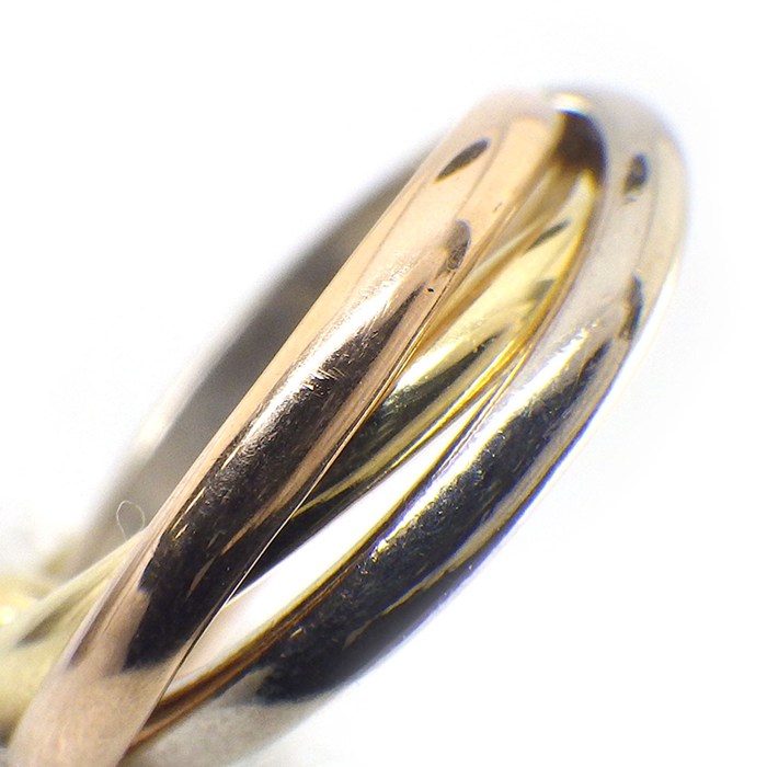 カルティエ Cartier チャーム ペンダントトップ トリニティ スリーカラー K18PG K18WG K18YG 【中古】