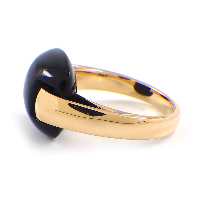 サルヴァトーレ・フェラガモ Salvatore Ferragamo リング オニキス K18PG 13号 / #54 【中古】