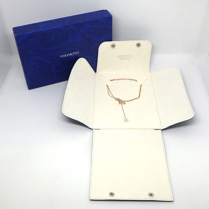 ミキモト MIKIMOTO ネックレス Yシェイプ スウィング ドロップ 1  