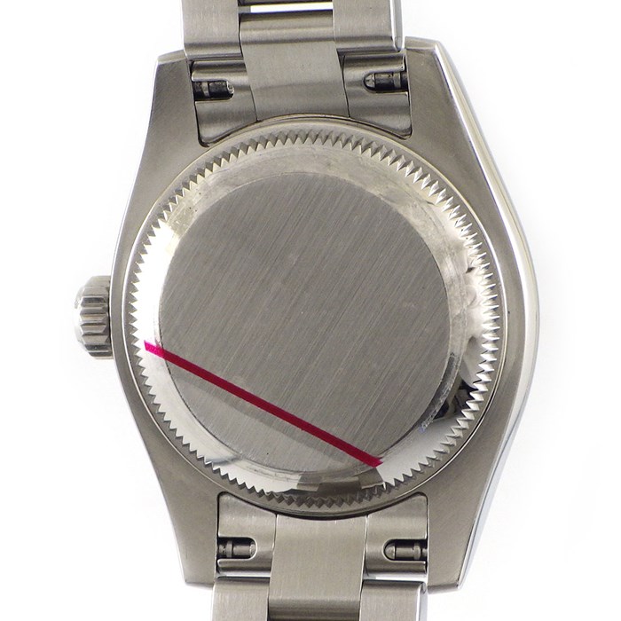 ロレックス Rolex 腕時計 オイスターパーペチュアル26 176200 サンレイ レッドグレープ文字盤 ルーレット刻印 オイスタースチール SS 自動巻き 【OH済み】 【中古】