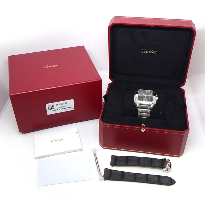 カルティエ Cartier 腕時計 サントス LM WSSA0076 スクエア サンレイ