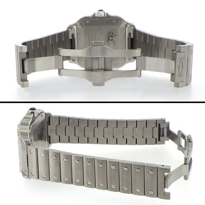 カルティエ Cartier 腕時計 サントス LM WSSA0076 スクエア サンレイ