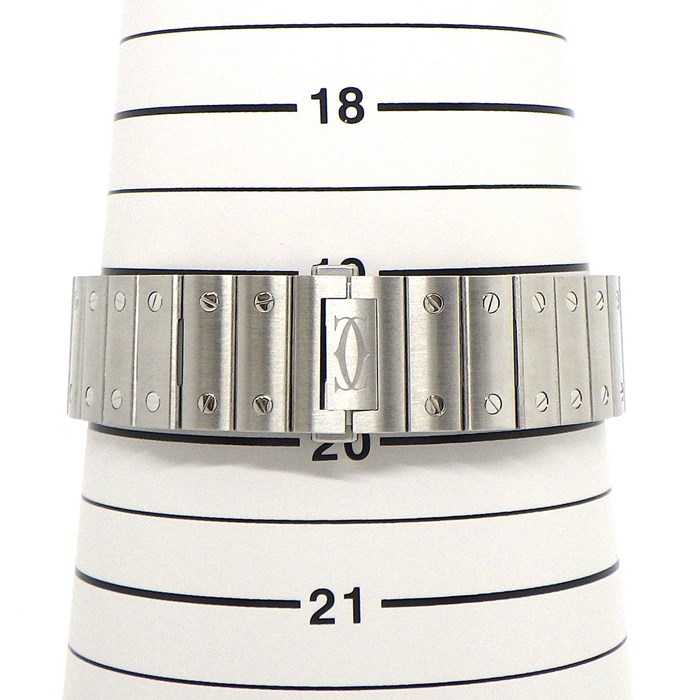 カルティエ Cartier 腕時計 サントス LM WSSA0076 スクエア サンレイ