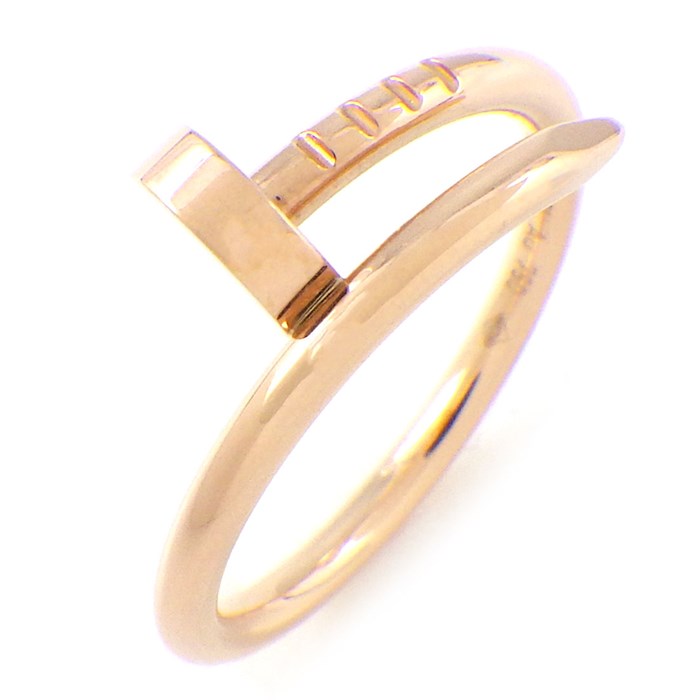  カルティエ Cartier リング ジュスト アン クル SM B4225846 釘モチーフ K18PG 6号 / #46 【中古】